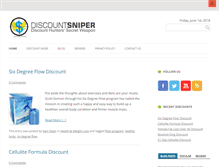 Tablet Screenshot of discountsniper.com